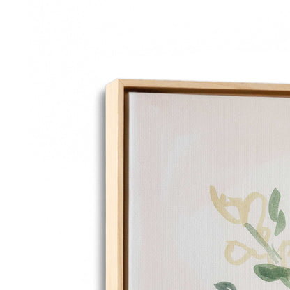[Color:American Maple], Picture of art in a American Maple frame at an angle