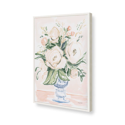 [Color:Opaque White], Picture of art in a Opaque White frame of the corner