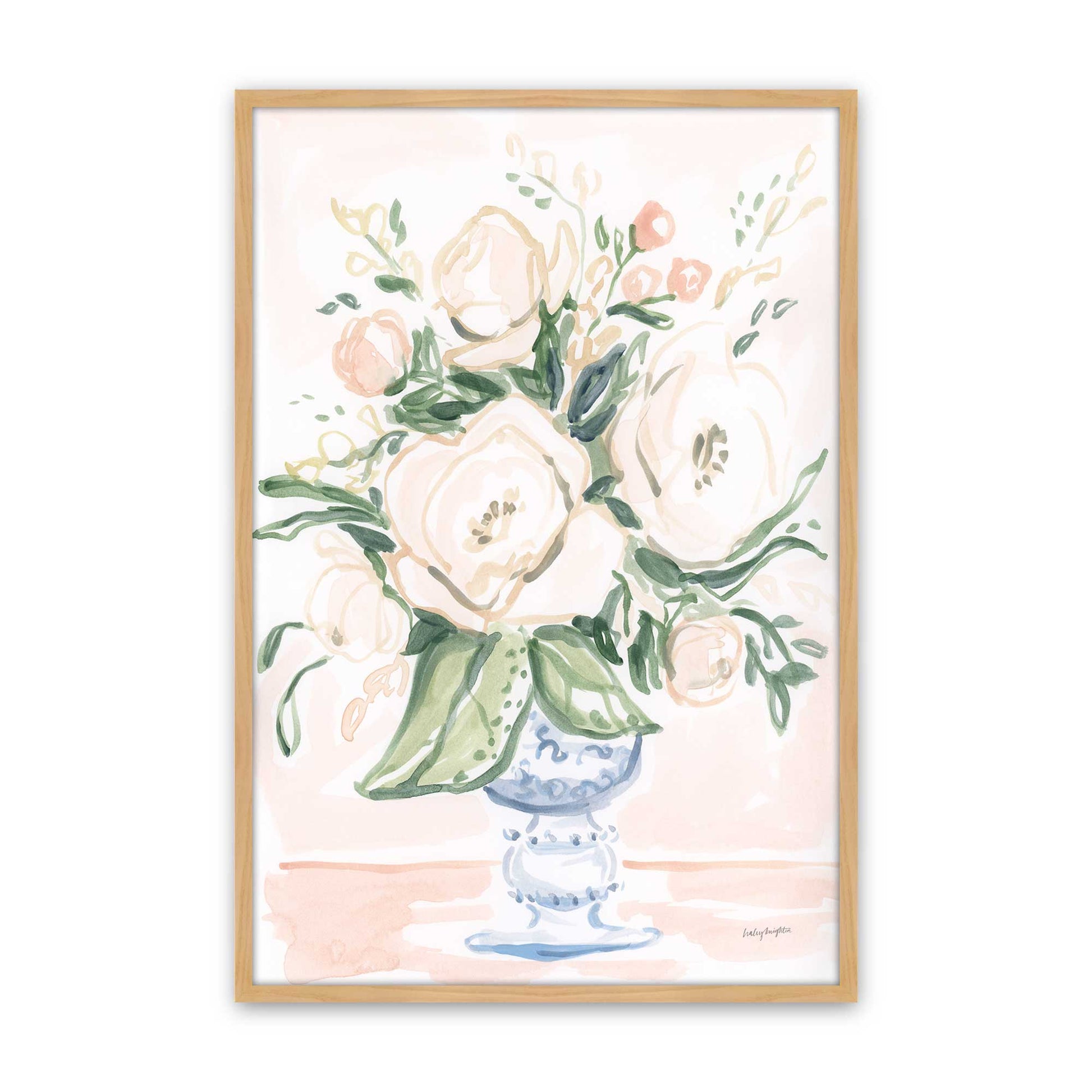 [Color:American Maple], Picture of art in a American Maple frame