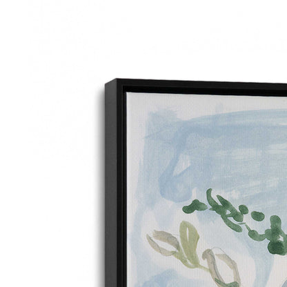 [Color:Satin Black], Picture of art in a Satin Black frame at an angle