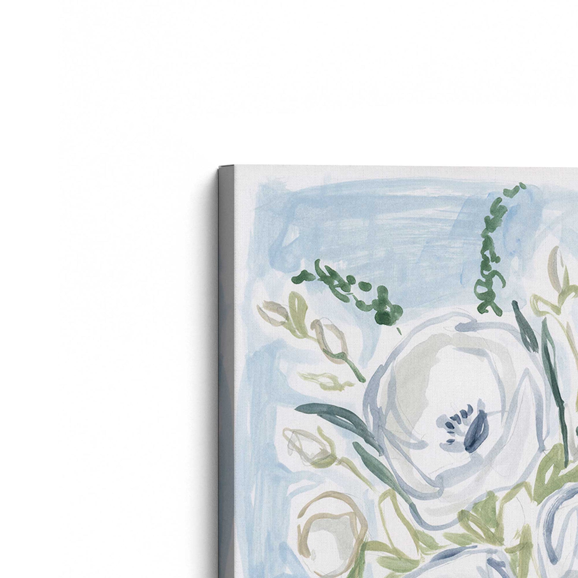 [Color:Stretched Canvas], Picture of the corner of the art