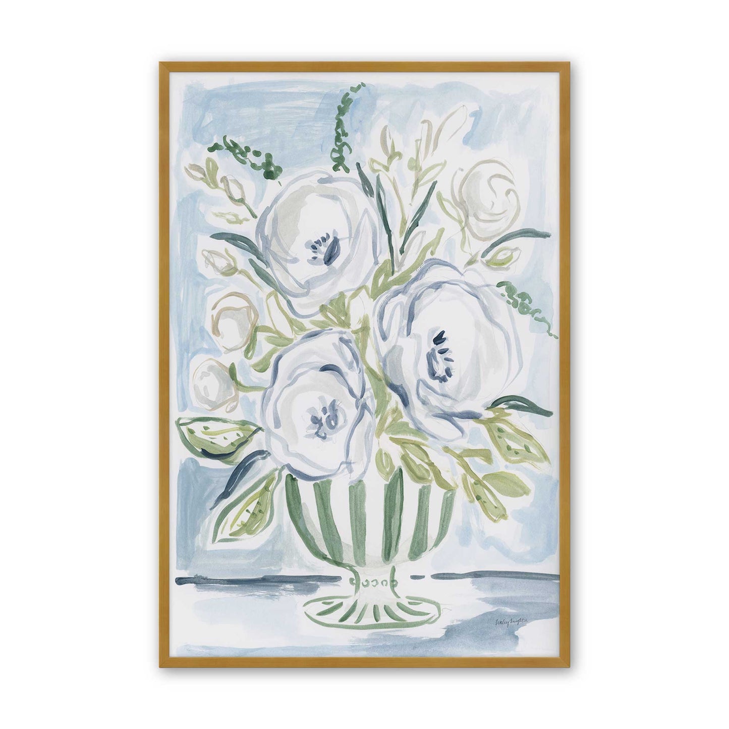 [Color:Polished Gold], Picture of art in a Polished Gold frame