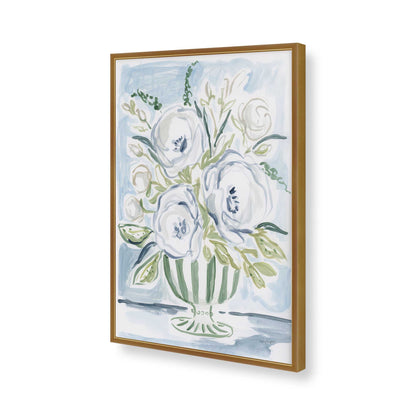 [Color:Polished Gold], Picture of art in a Polished Gold frame of the corner