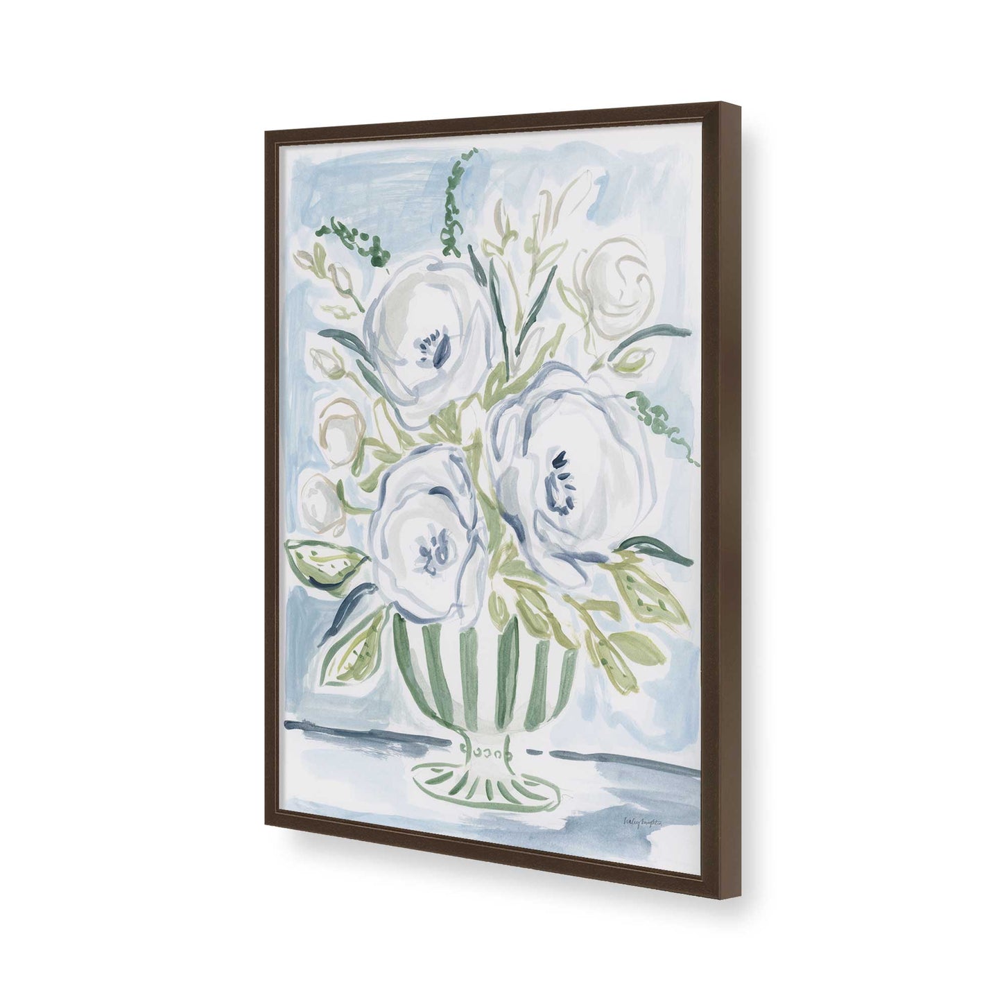 [Color:Belvinder Brown], Picture of art in a Belvinder Brown frame of the corner