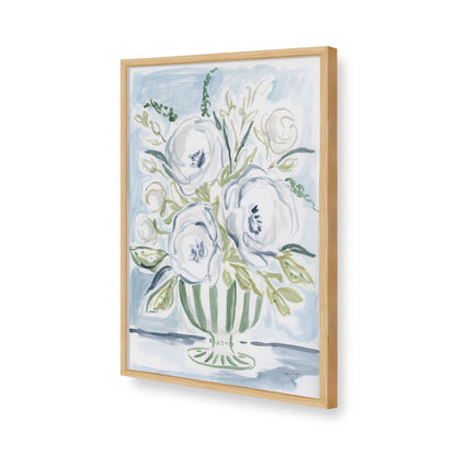 [Color:American Maple], Picture of art in a American Maple frame of the corner