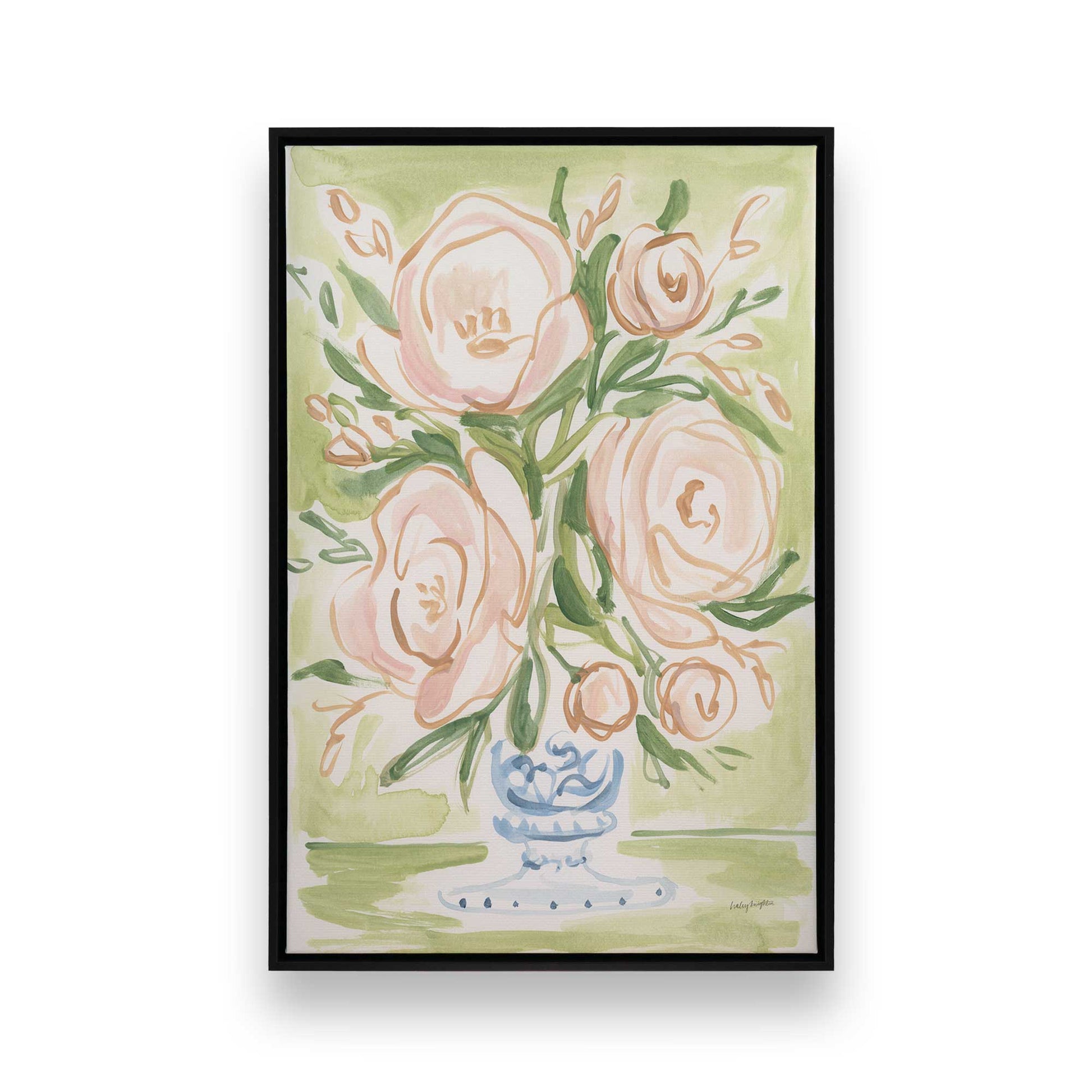 [Color:Satin Black], Picture of art in a Satin Black frame