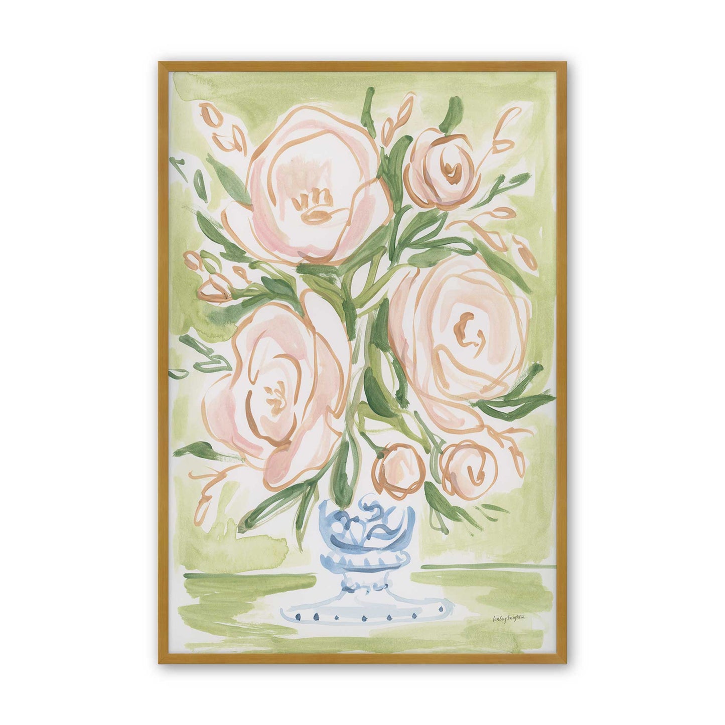 [Color:Polished Gold], Picture of art in a Polished Gold frame