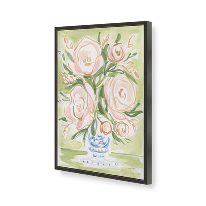 [Color:Satin Black], Picture of art in a Satin Black frame of the corner