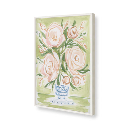 [Color:Opaque White], Picture of art in a Opaque White frame of the corner