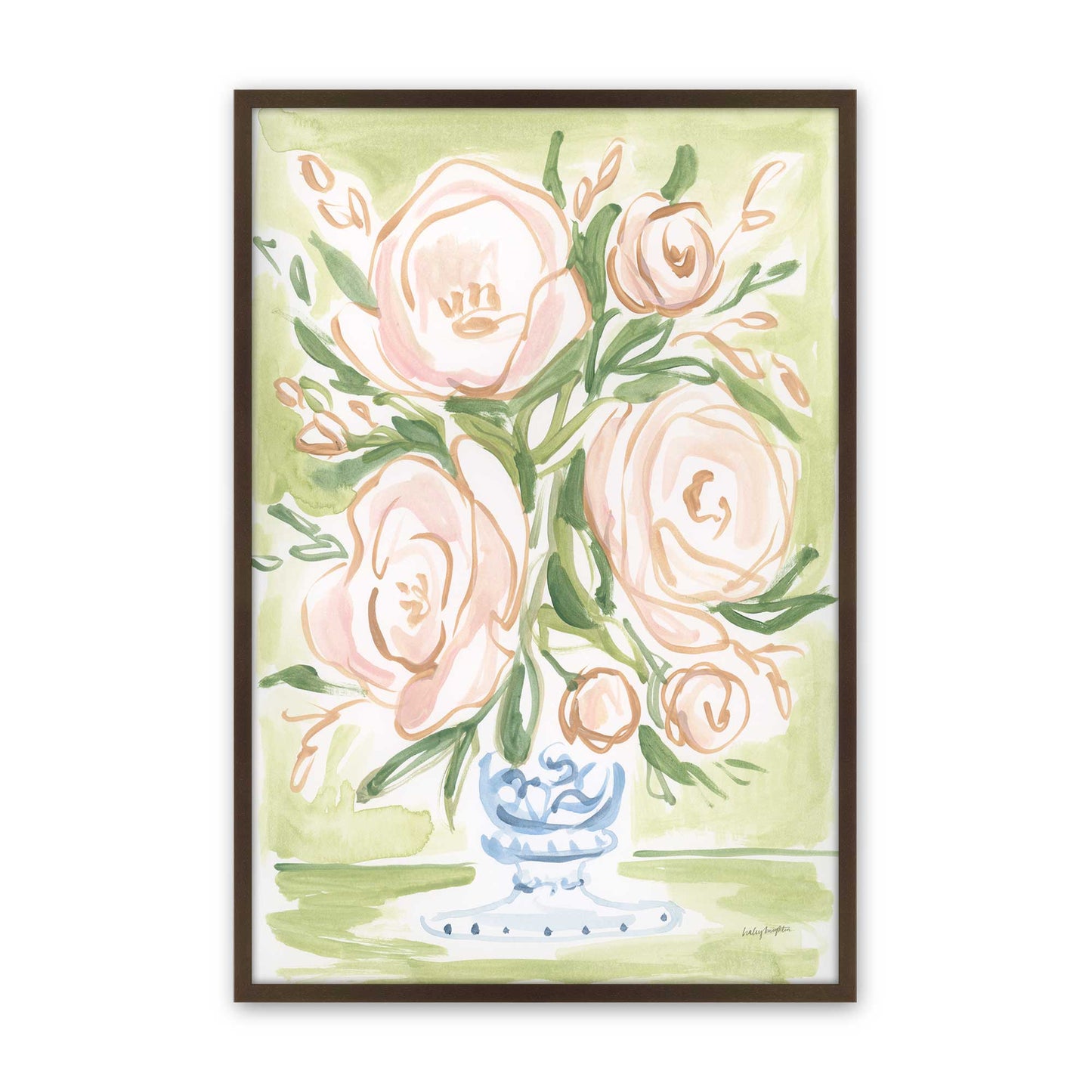[Color:Belvinder Brown], Picture of art in a Belvinder Brown frame