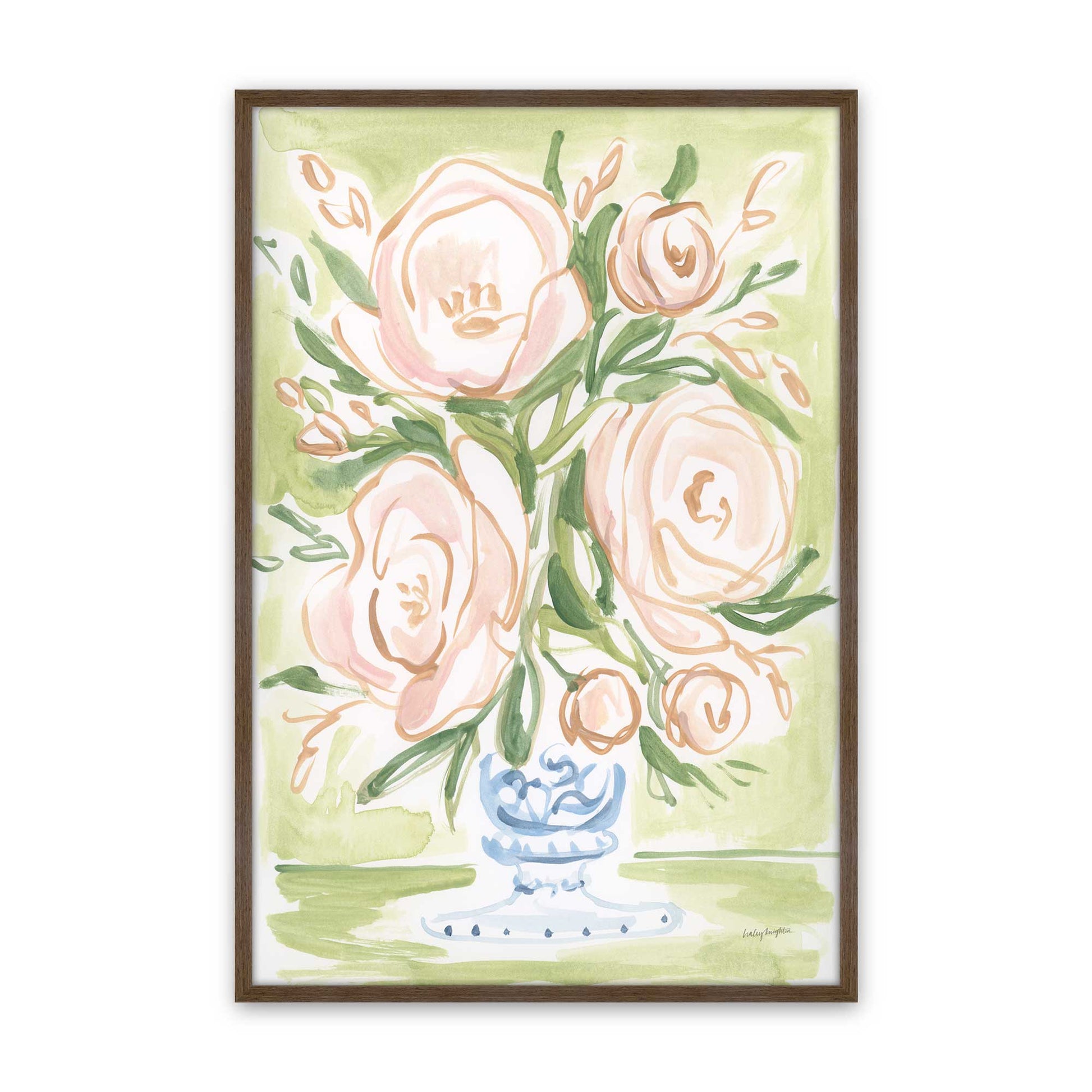 [Color:Walnut], Picture of art in a Walnut frame