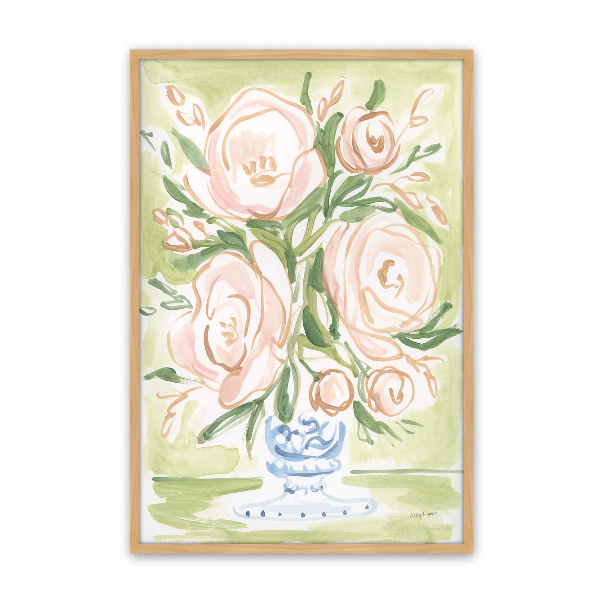 [Color:American Maple], Picture of art in a American Maple frame