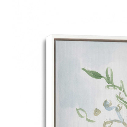 [Color:Opaque White], Picture of art in a White frame at an angle