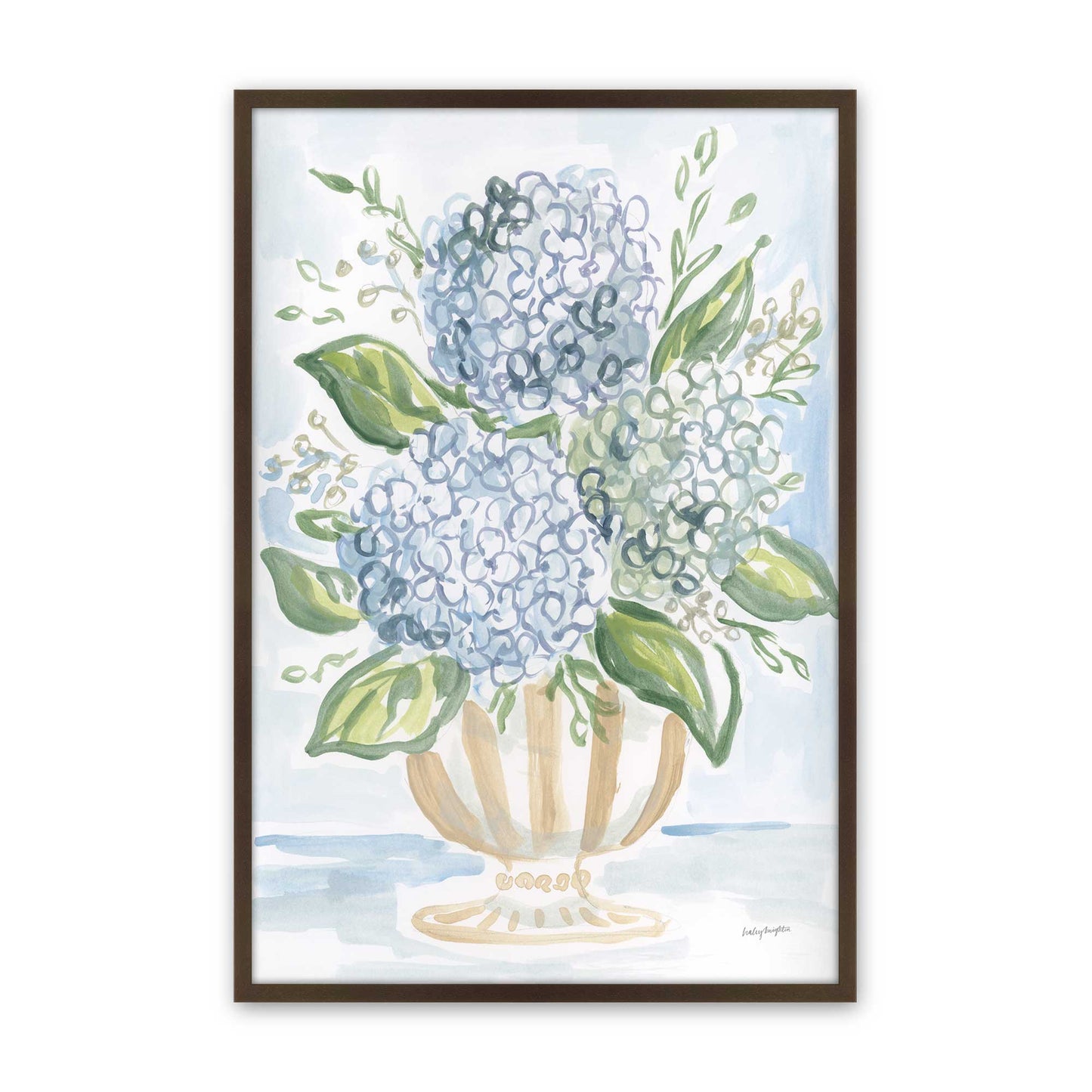 [Color:Belvinder Brown], Picture of art in a Belvinder Brown frame