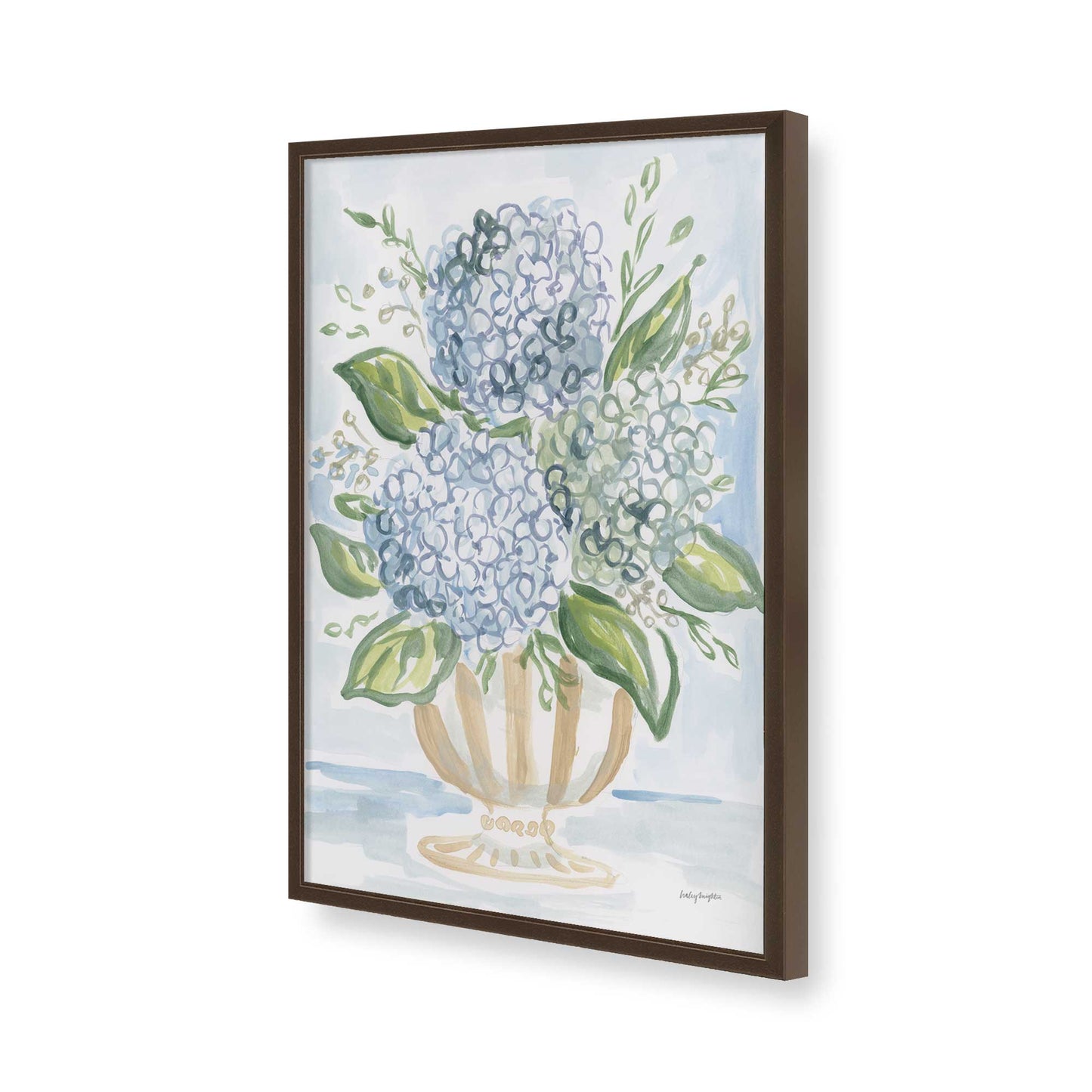 [Color:Belvinder Brown], Picture of art in a Belvinder Brown frame of the corner