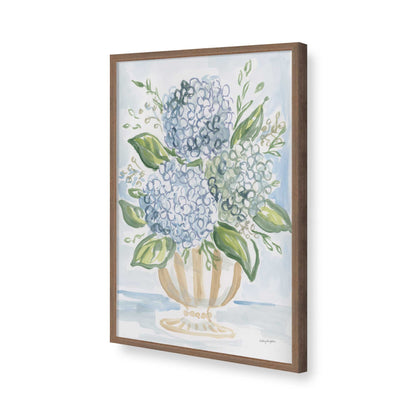[Color:Walnut], Picture of art in a Walnut frame of the corner
