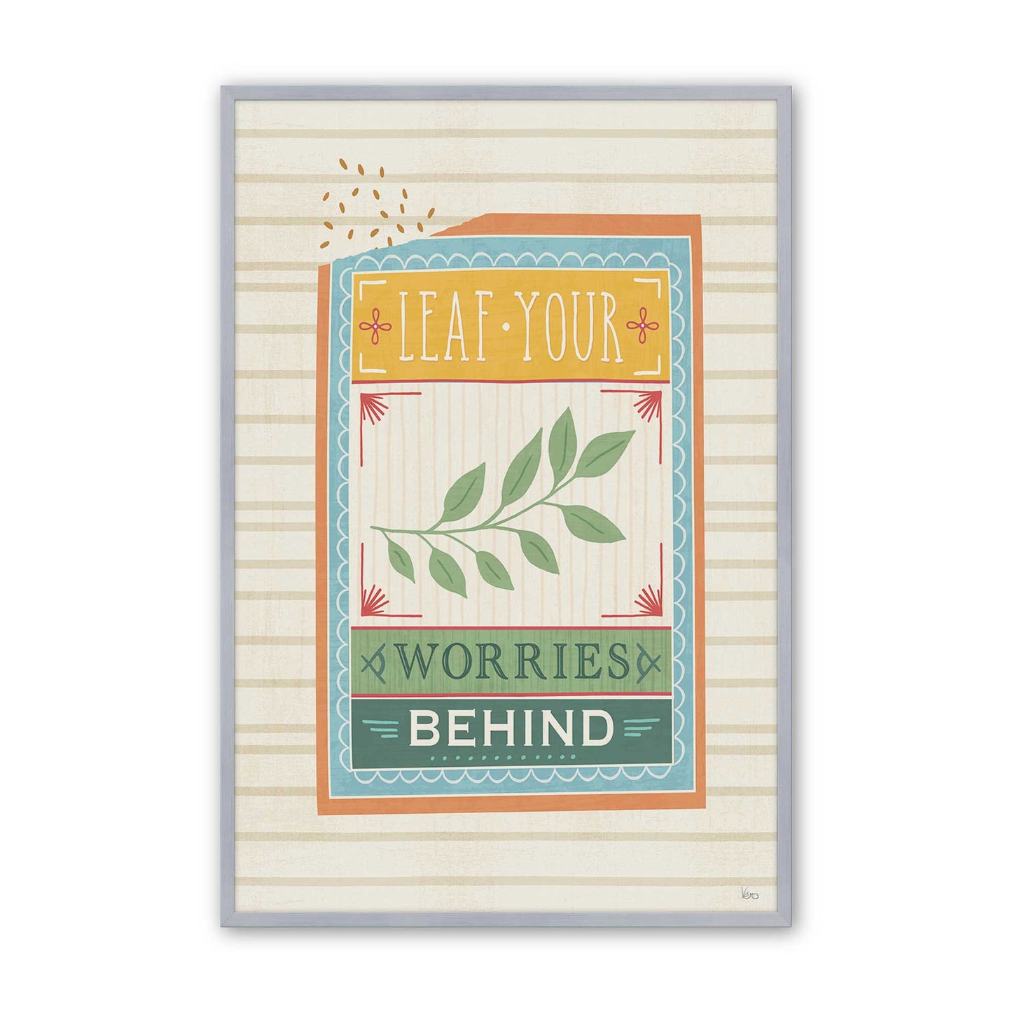 [Color:Polished Chrome], Picture of art in a Polished Chrome frame