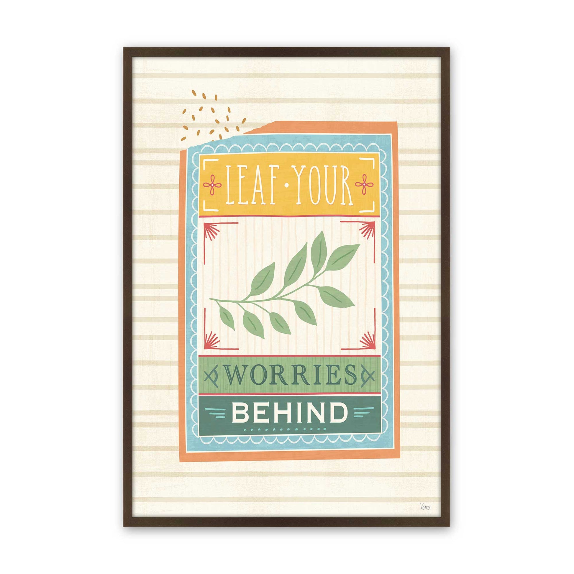 [Color:Belvinder Brown], Picture of art in a Belvinder Brown frame