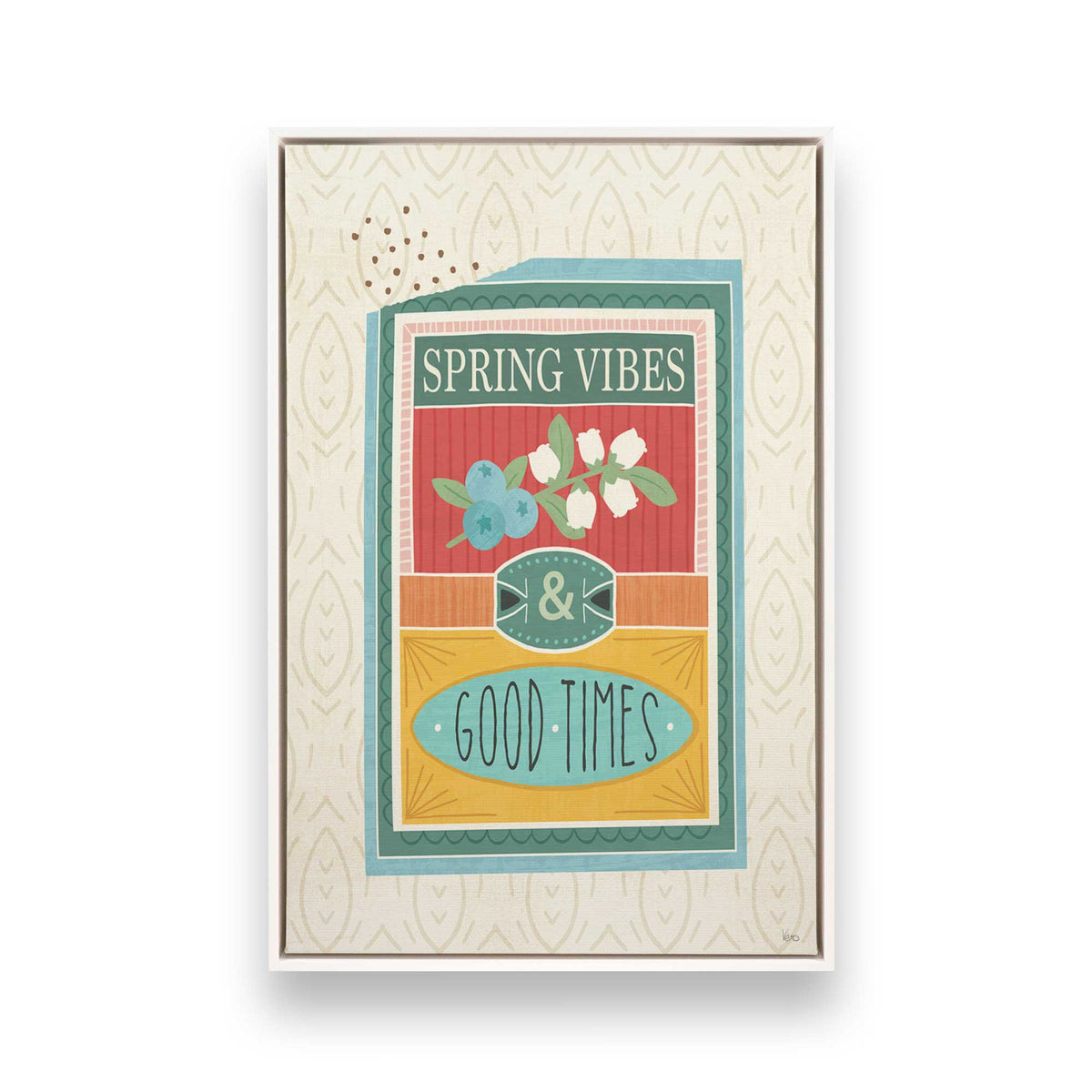 Spring Energy Trio, Set of 3 Canvas Prints