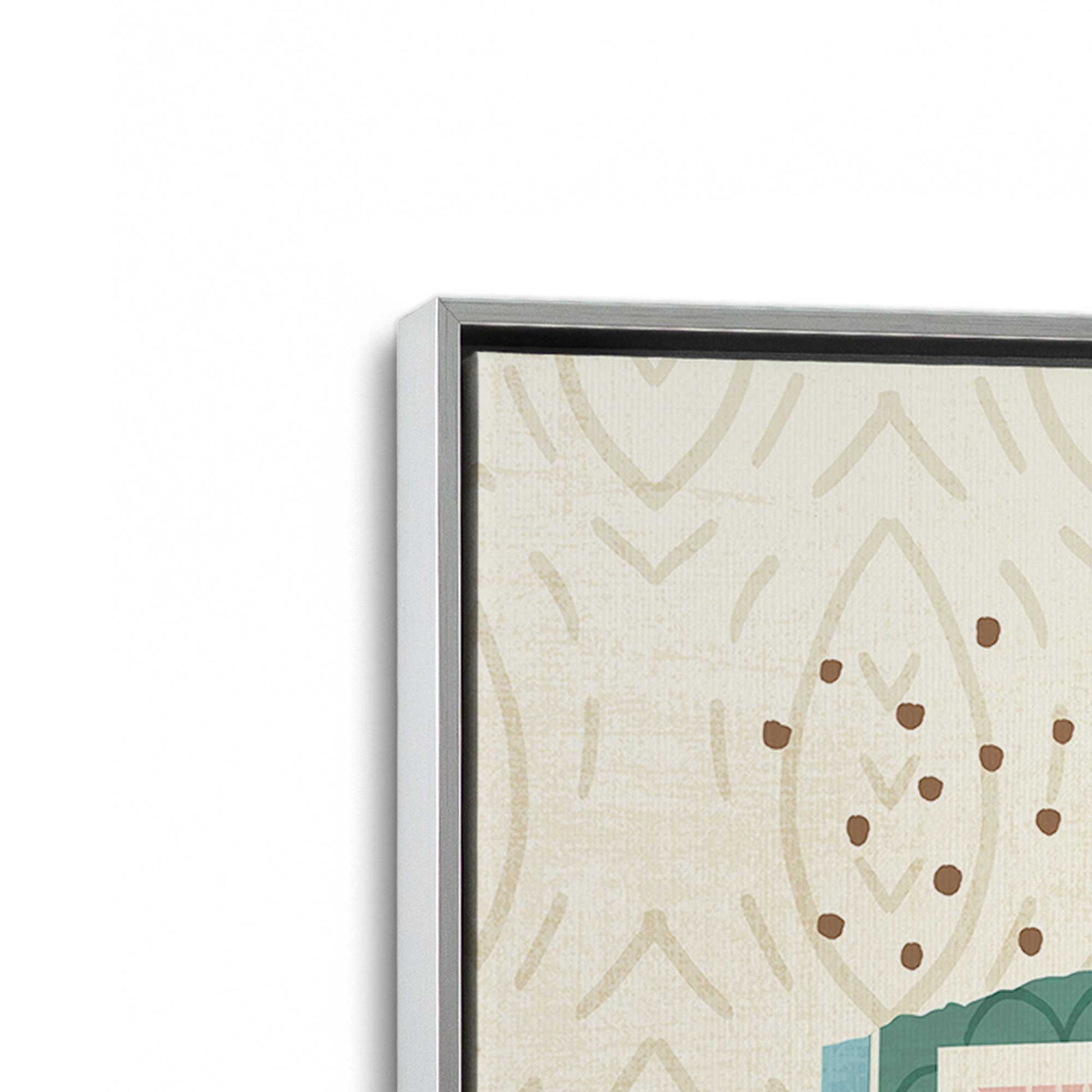 [Color:Polished Chrome], Picture of art in a Polished Chrome frame at an angle