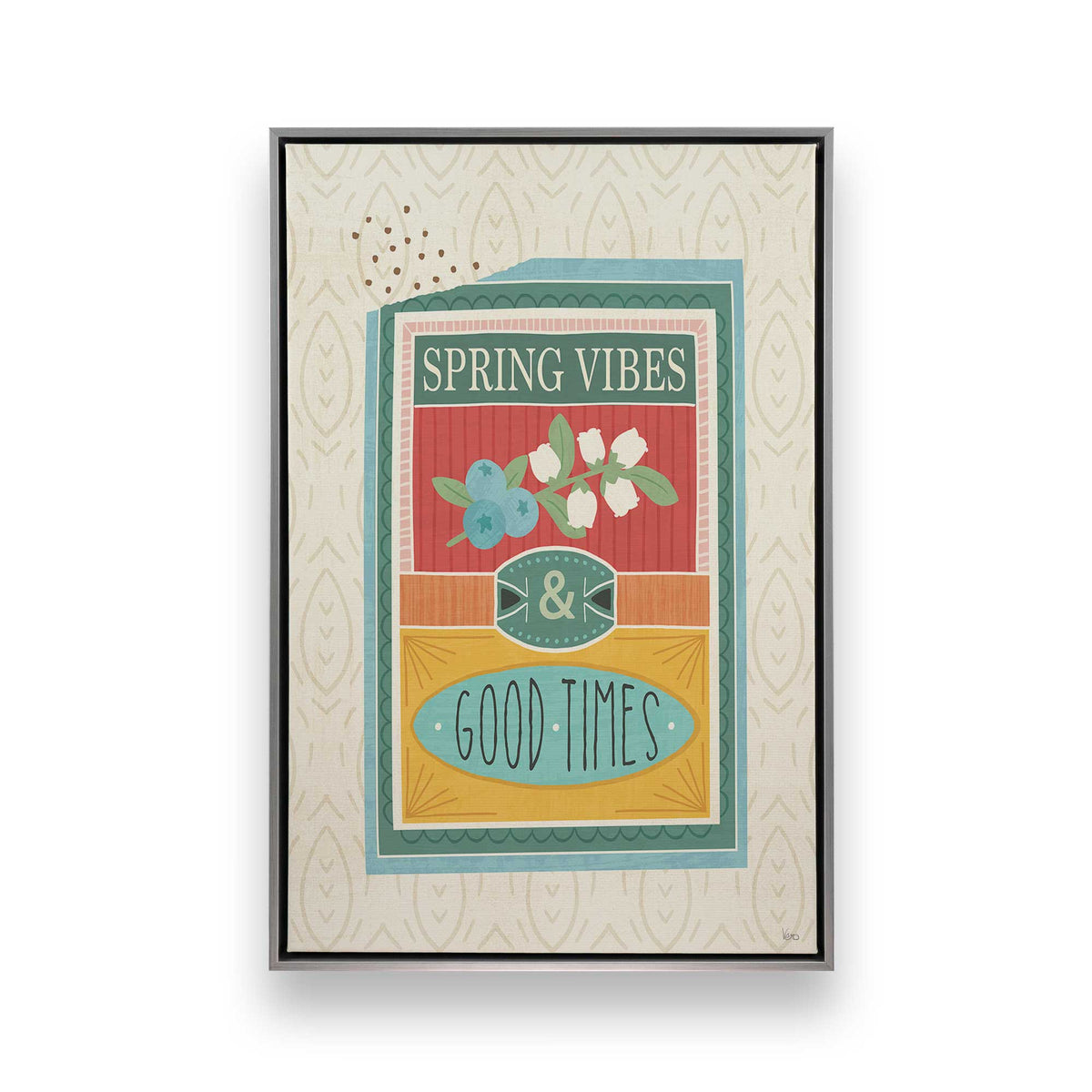 Spring Energy Trio, Set of 3 Canvas Prints