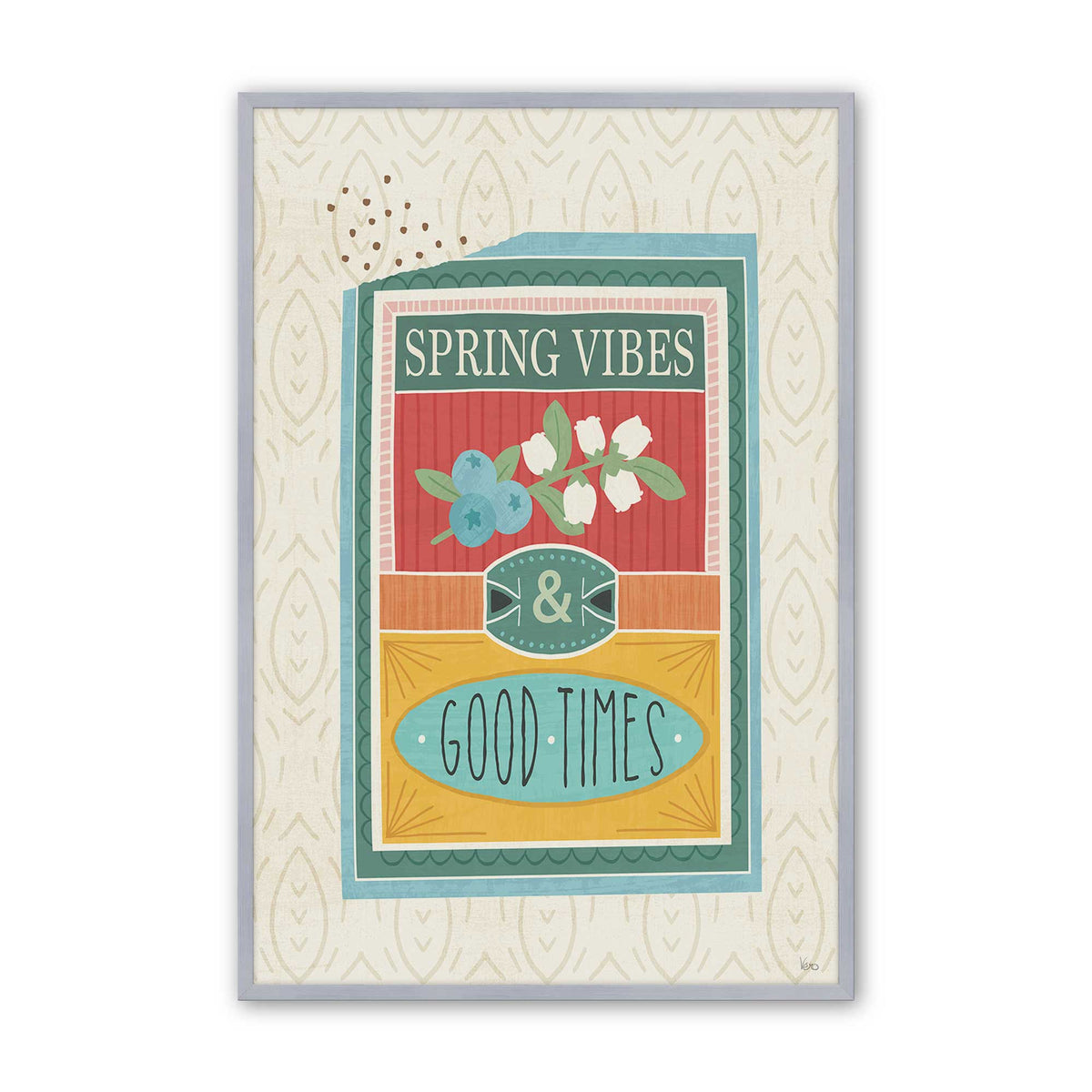 Spring Energy Trio Set of 3 Art Prints