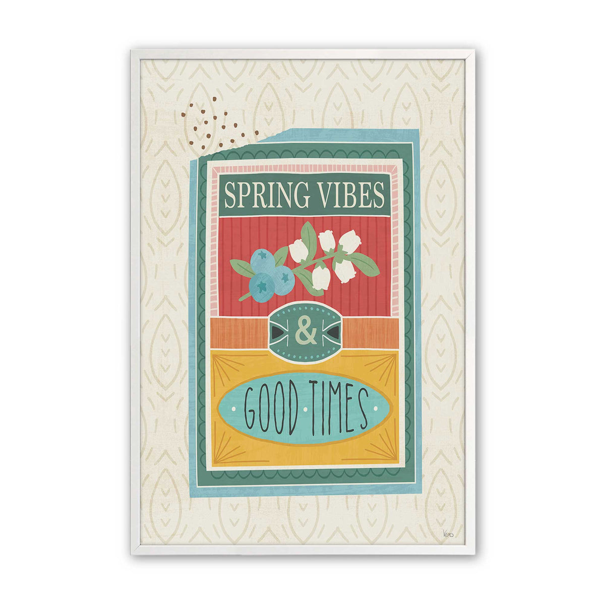Spring Energy Trio Set of 3 Art Prints