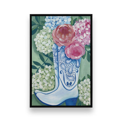 [Color:Satin Black], Picture of art in a Satin Black frame