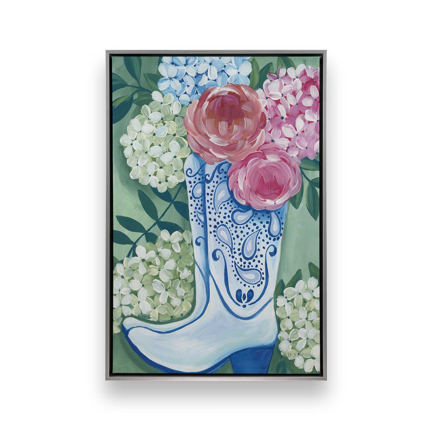 [Color:Polished Chrome], Picture of art in a Polished Chrome frame