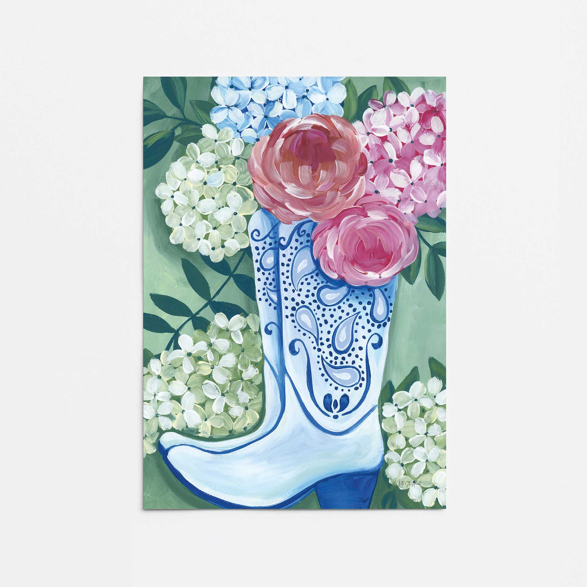 [Color:Rolled Print], Picture of close up of art