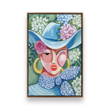 [Color:Walnut], Picture of art in a Walnut frame