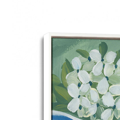 [Color:Opaque White], Picture of art in a White frame at an angle