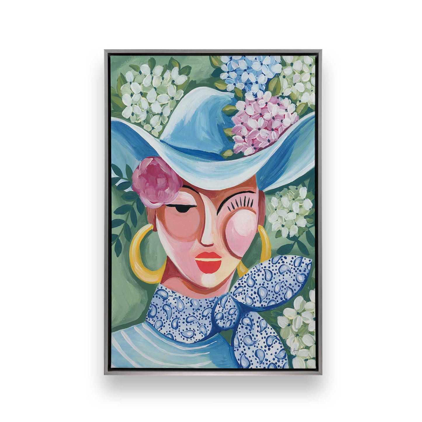 [Color:Polished Chrome], Picture of art in a Polished Chrome frame