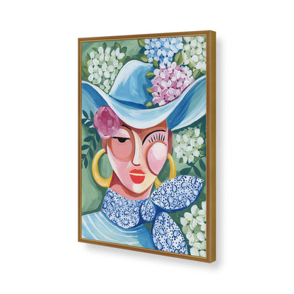 [Color:Polished Gold], Picture of art in a Polished Gold frame of the corner