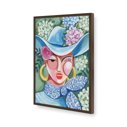 [Color:Belvinder Brown], Picture of art in a Belvinder Brown frame of the corner