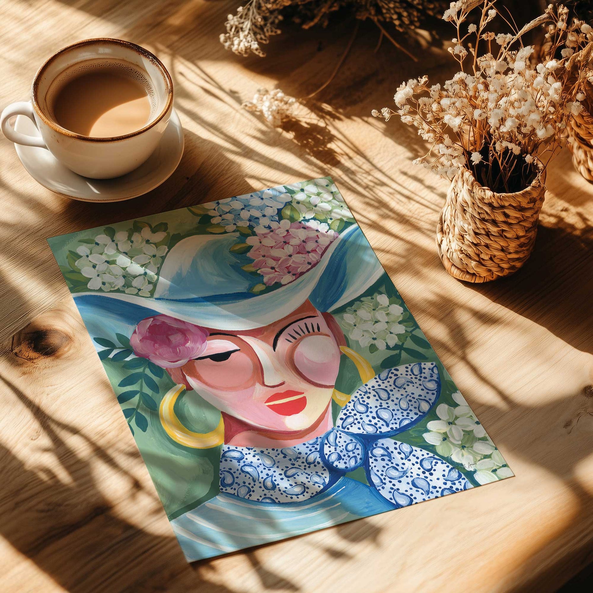 [Color:Rolled Print], Picture of close up of art