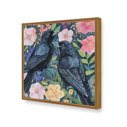 [Color:Polished Gold], Picture of art in a Polished Gold frame of the corner