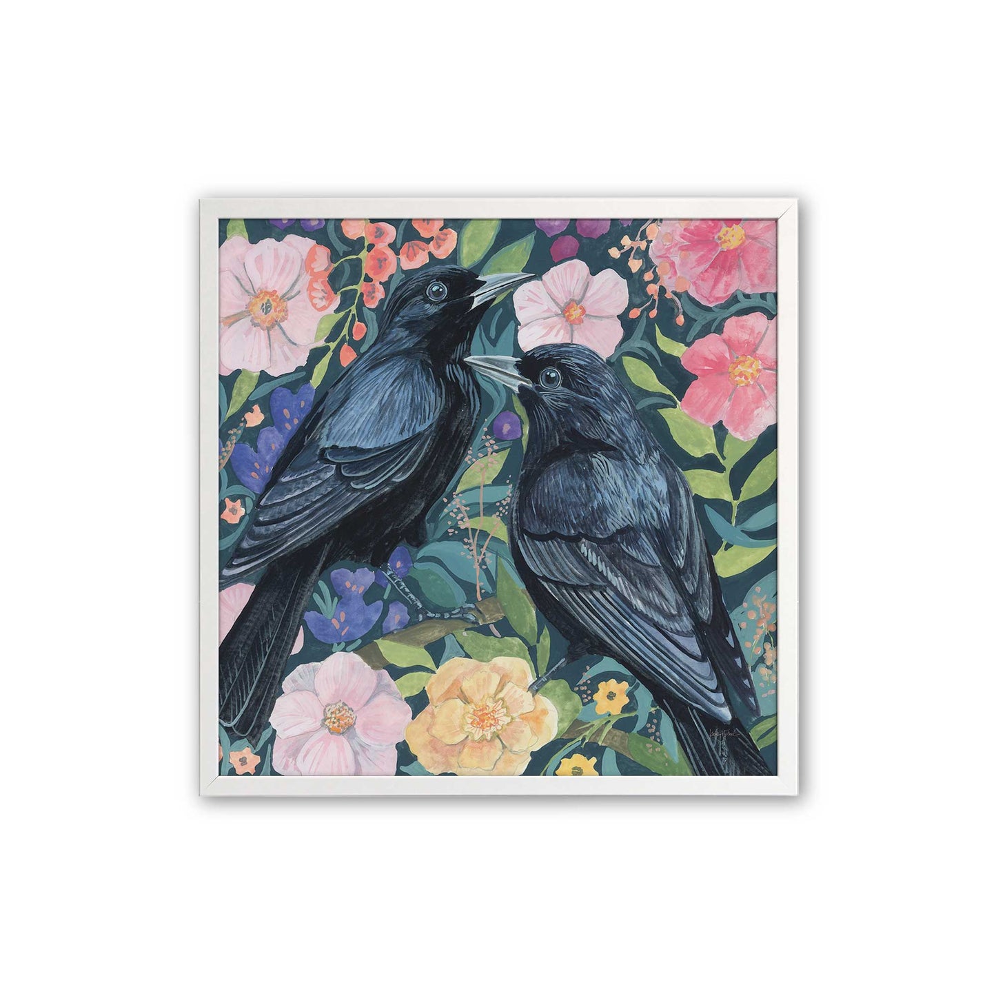 [Color:Opaque White], Picture of art in a Opaque White frame