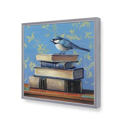 [Color:Polished Chrome], Picture of art in a Polished Chrome frame of the corner