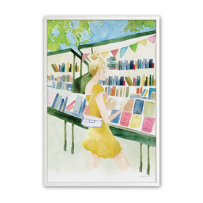 [Color:Opaque White], Picture of art in a Opaque White frame