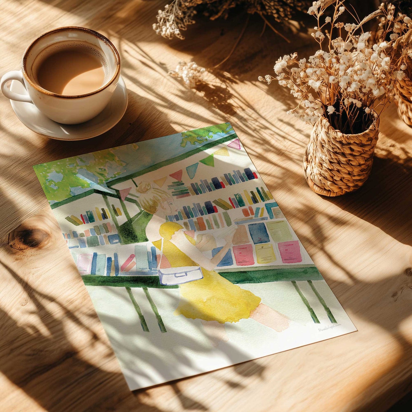 [Color:Rolled Print], Picture of close up of art