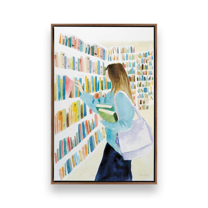 [Color:Walnut], Picture of art in a Walnut frame