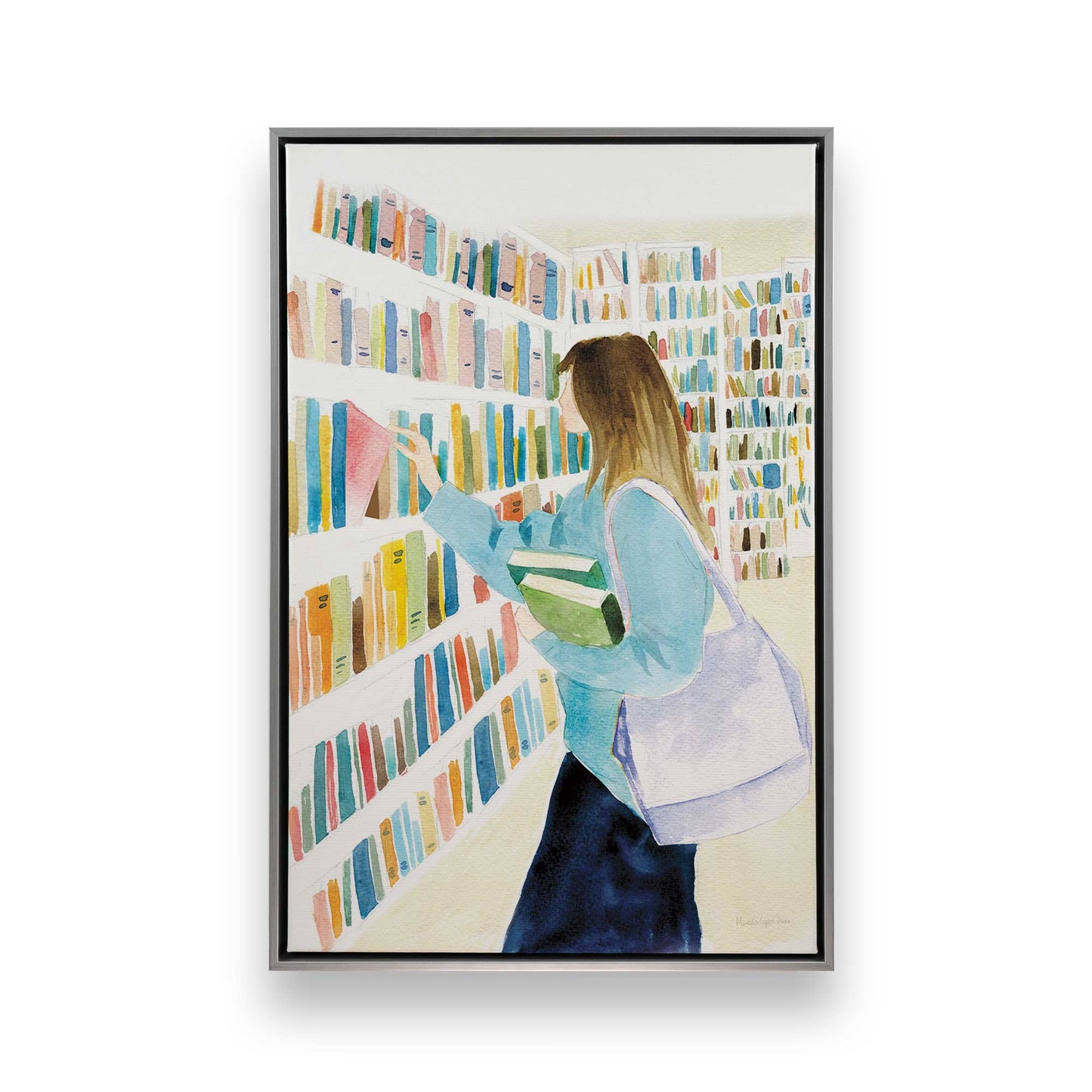 [Color:Polished Chrome], Picture of art in a Polished Chrome frame