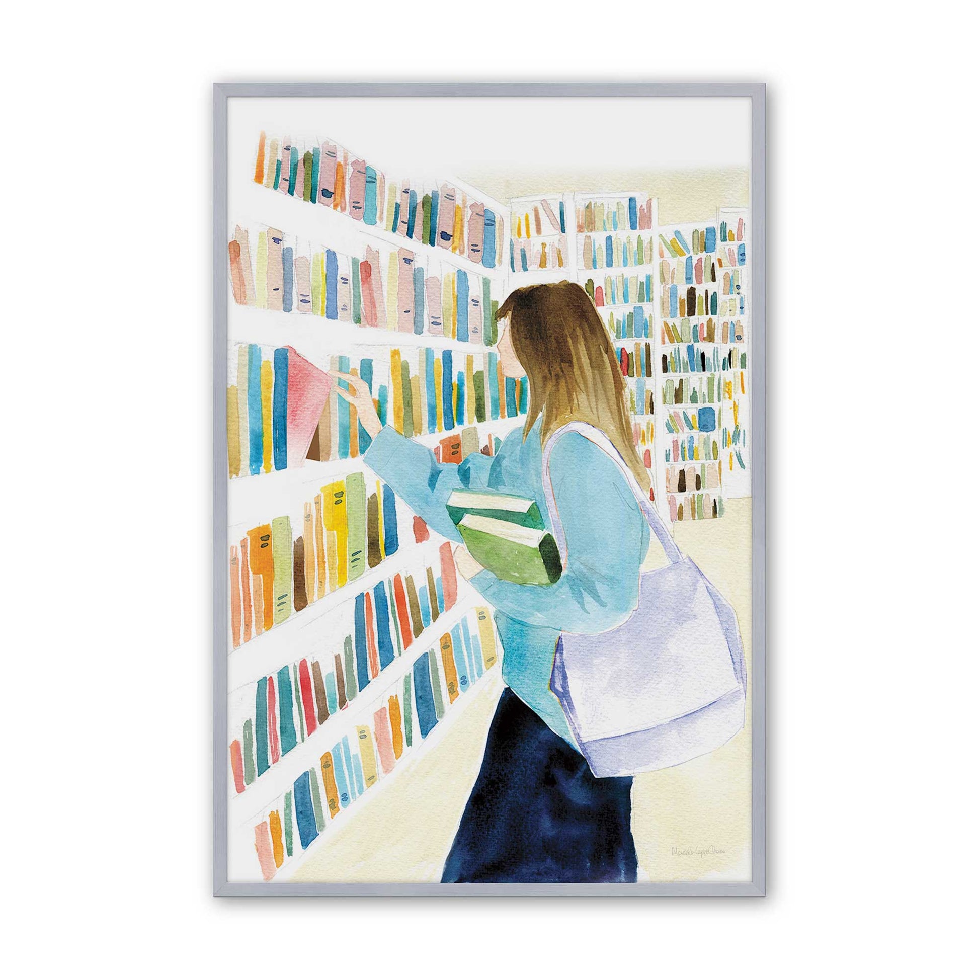 [Color:Polished Chrome], Picture of art in a Polished Chrome frame