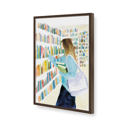 [Color:Belvinder Brown], Picture of art in a Belvinder Brown frame of the corner