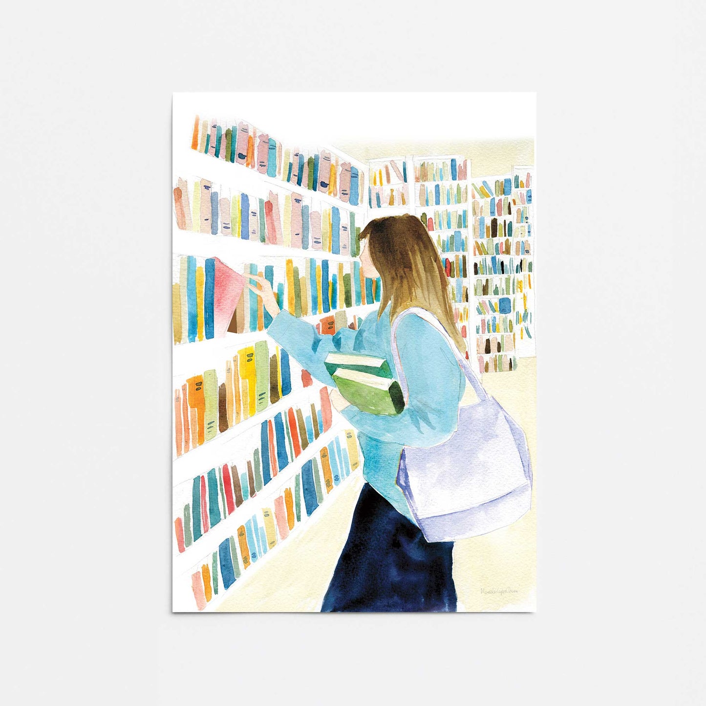 [Color:Rolled Print], Picture of close up of art