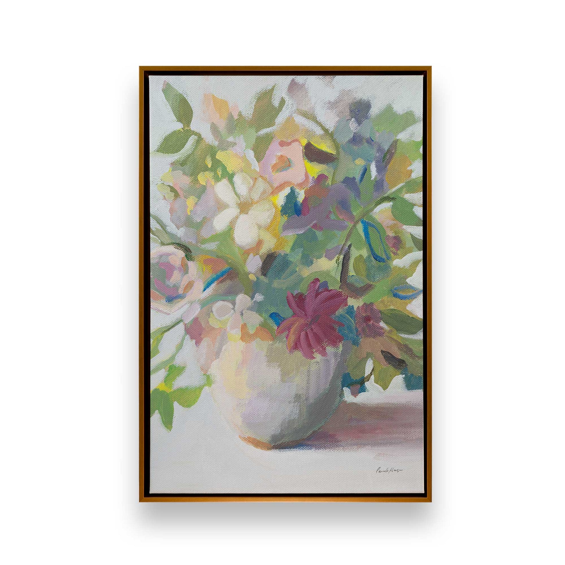 [Color:Polished Gold], Picture of art in a Polished Gold frame