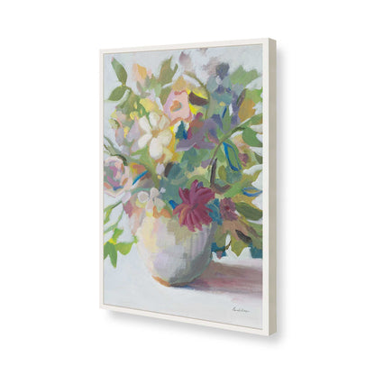 [Color:Opaque White], Picture of art in a Opaque White frame of the corner