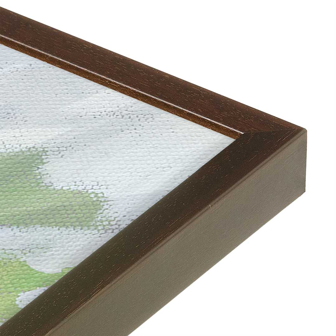 [Color:Belvinder Brown], Picture of art in a Belvinder Brown frame at an angle