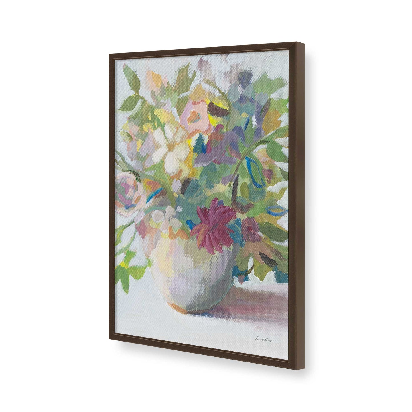 [Color:Belvinder Brown], Picture of art in a Belvinder Brown frame of the corner